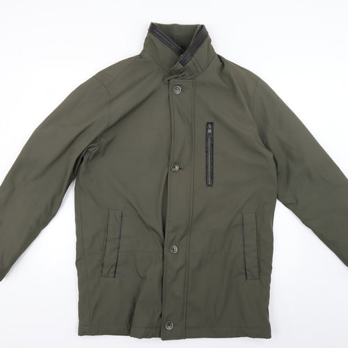 paul berman Mens Green   Rain Coat Coat Size S