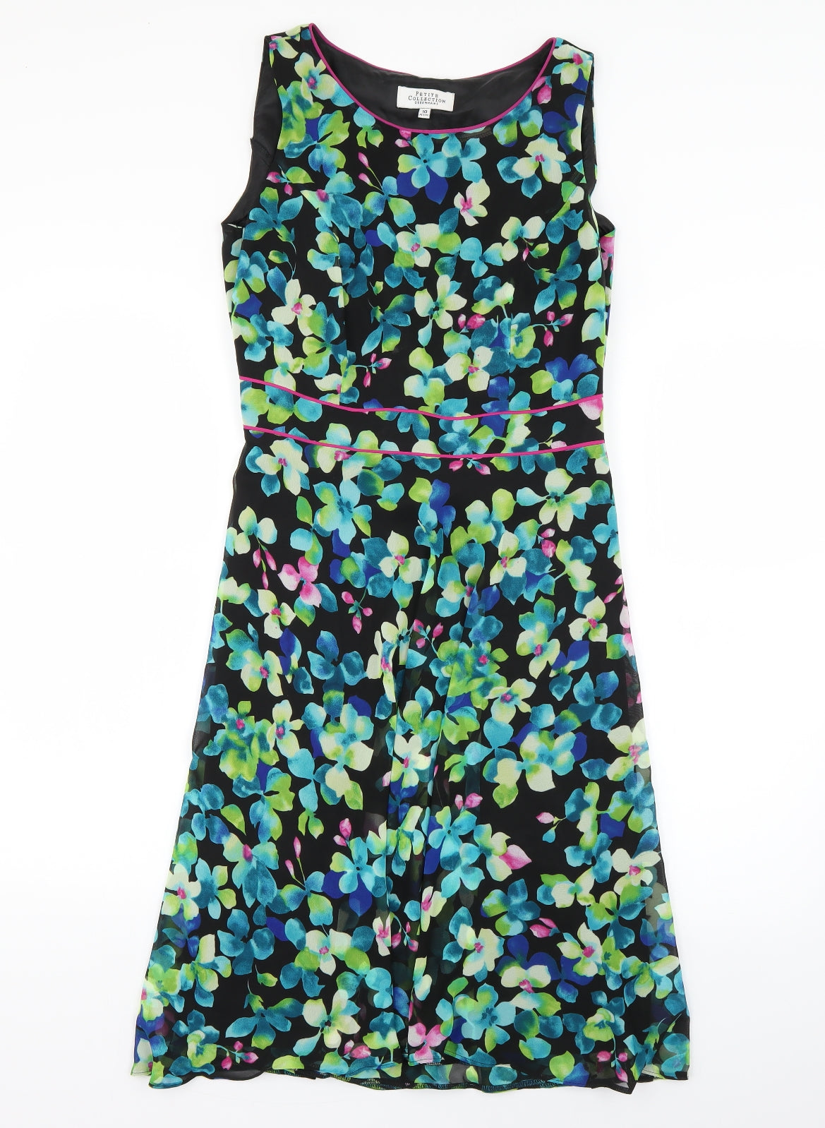 Debenhams Womens Multicoloured Floral  Fit & Flare  Size 10