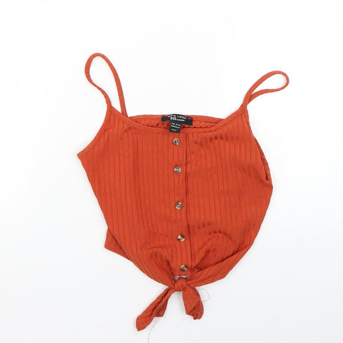 New Look Girls Orange   Basic T-Shirt Size 12-13 Years