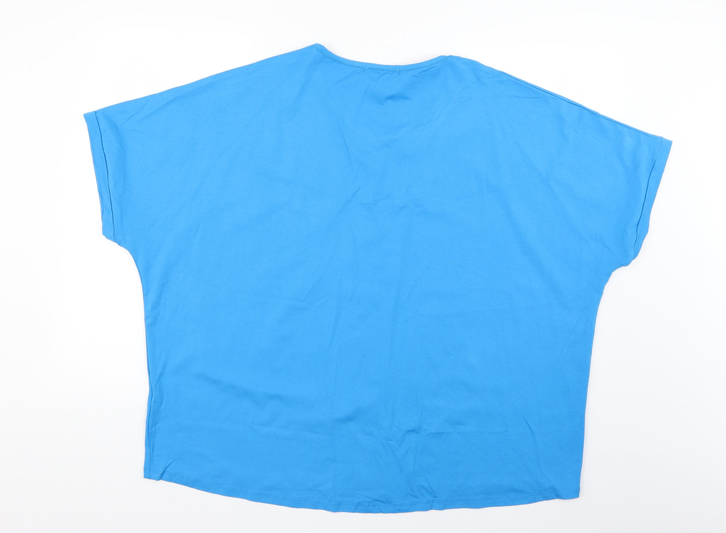 Frank Usher Mens Blue    T-Shirt Size XL