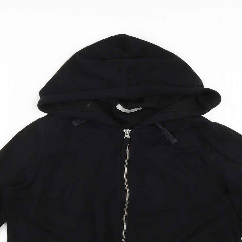 George Womens Black   Full Zip Hoodie Size 14