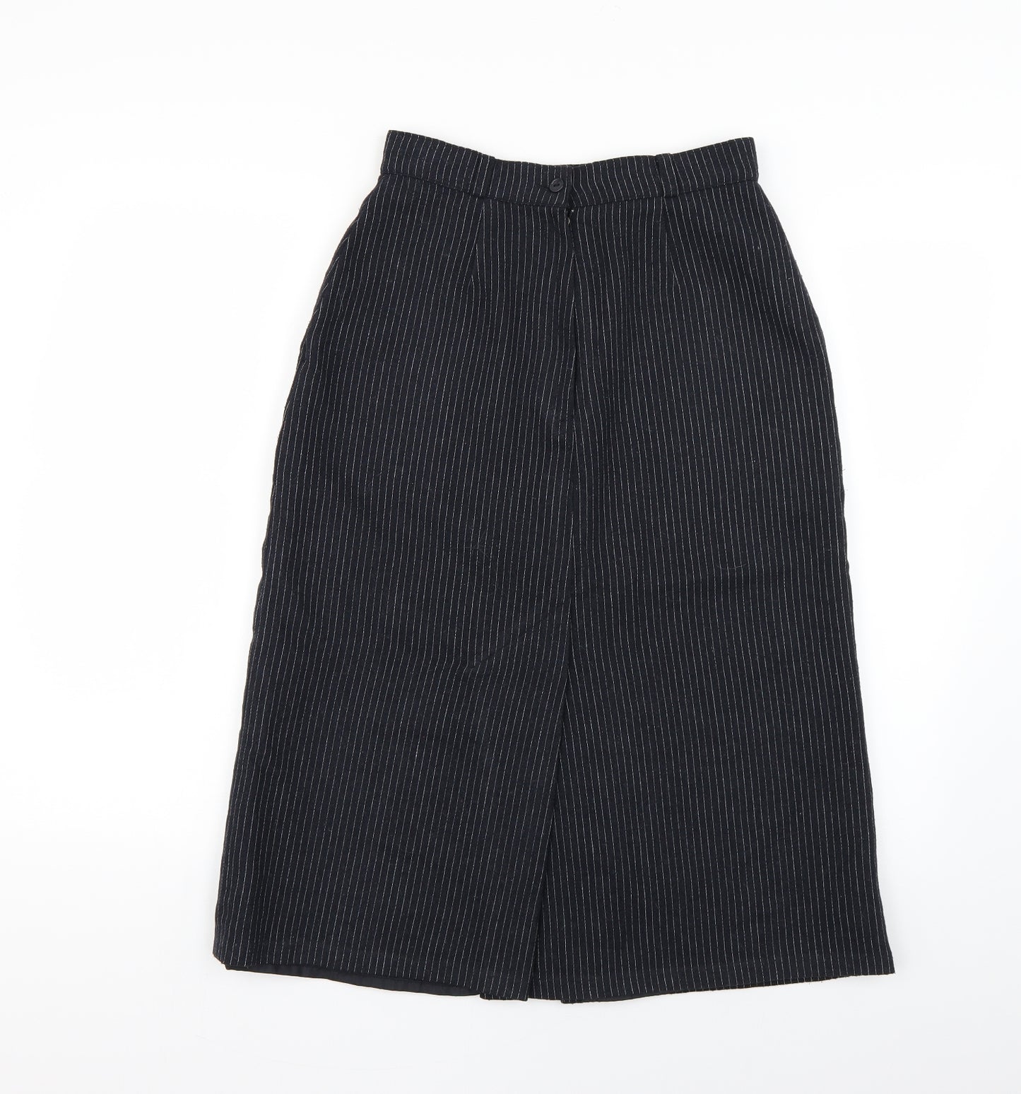 notch Womens Black Striped  Straight & Pencil Skirt Size 12
