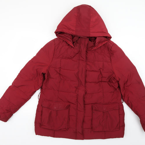 Cherokee Womens Red   Pea Coat Coat