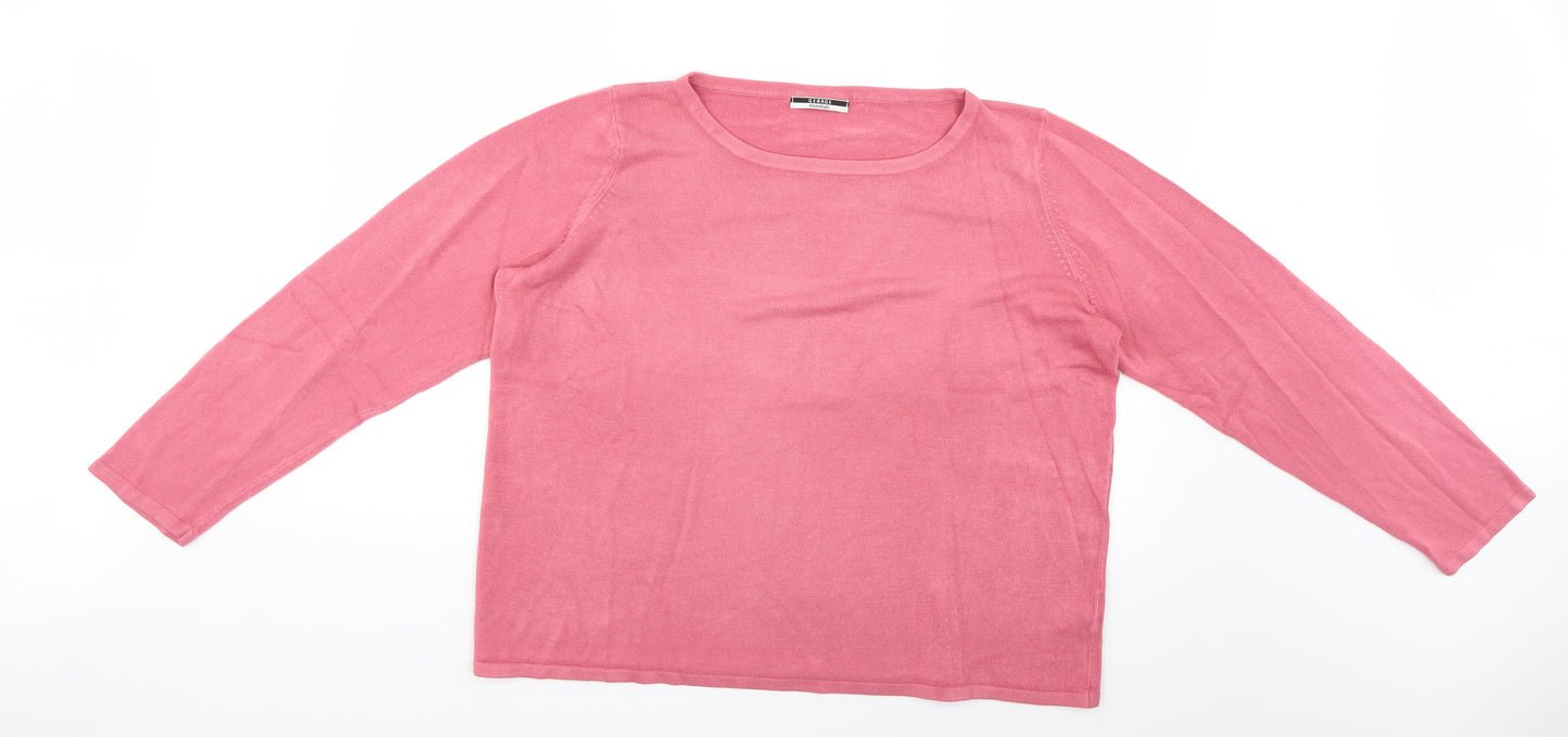 George Womens Pink   Pullover Jumper Size 22