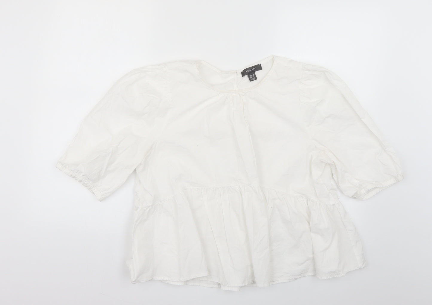 Primark Womens White   Basic Blouse Size 18