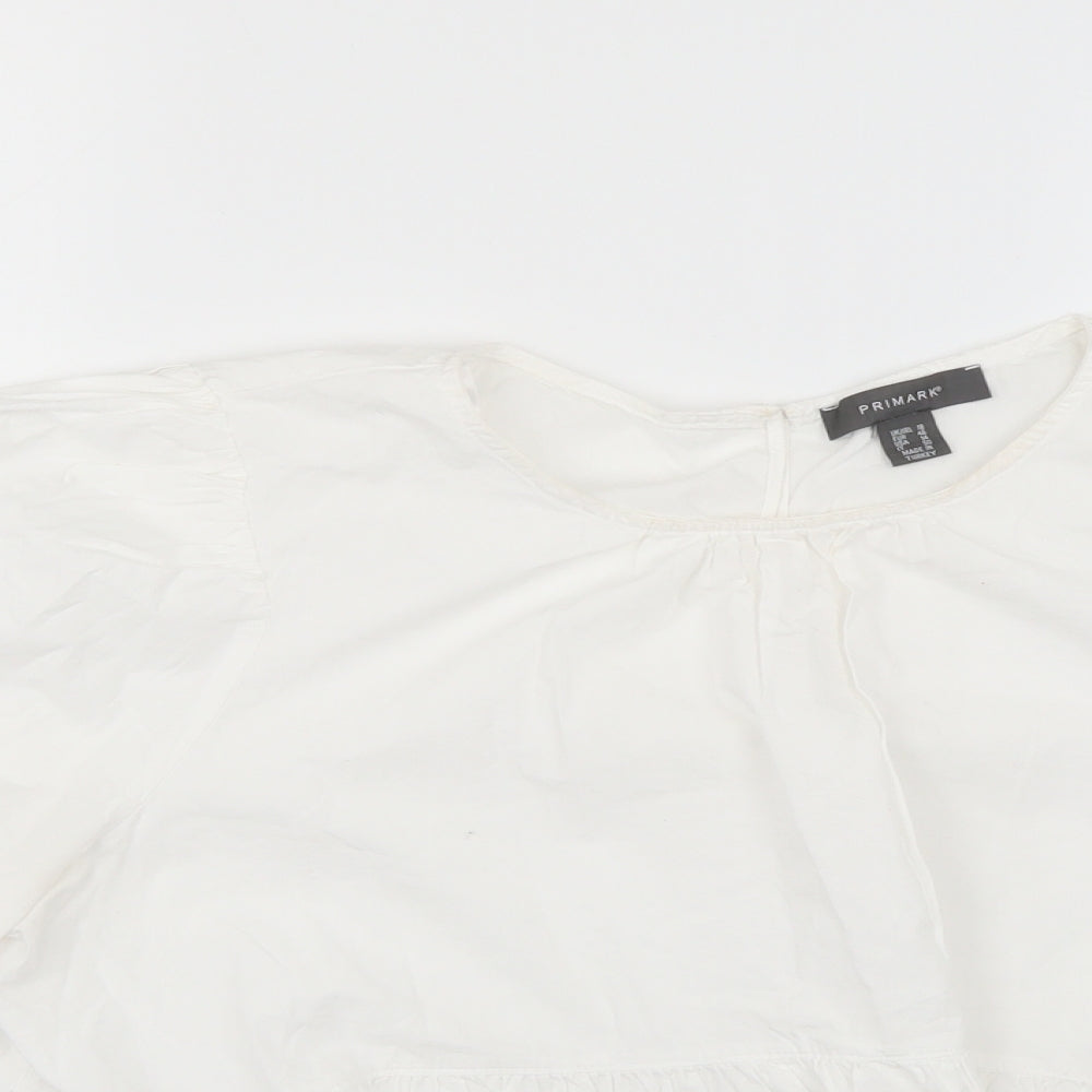 Primark Womens White   Basic Blouse Size 18