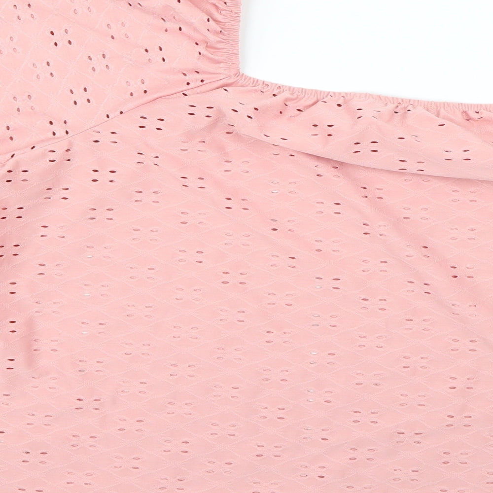 Papaya Womens Pink   Basic Blouse Size 18