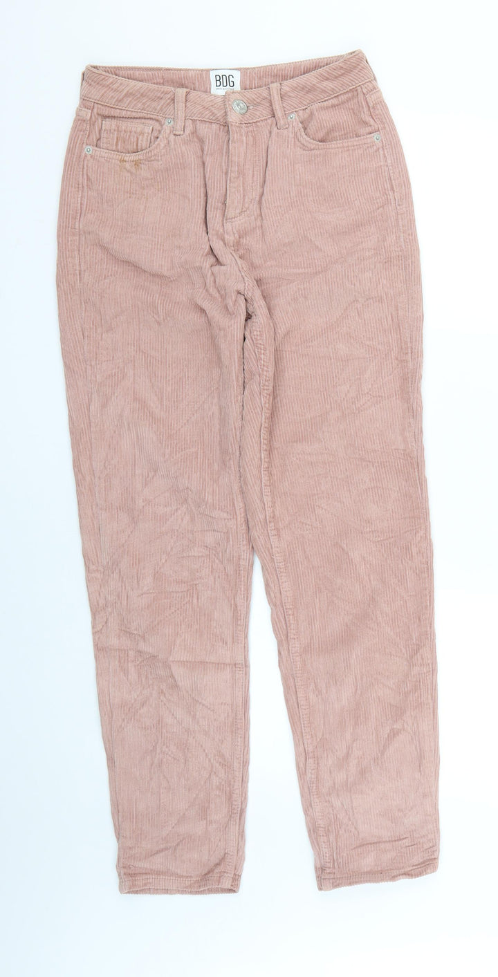 BDG Womens Pink Mom Jeans Size 29 L26 in