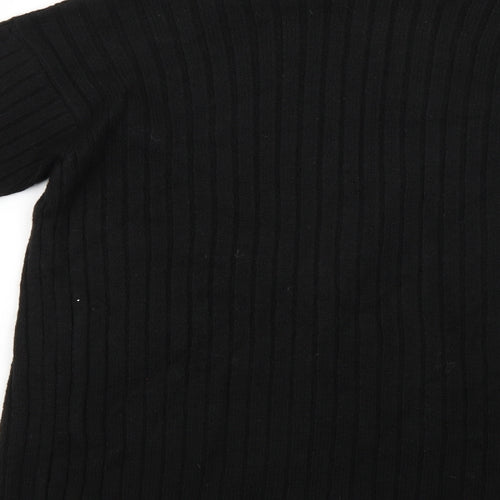 TU Womens Black   Cape Jumper Size 14