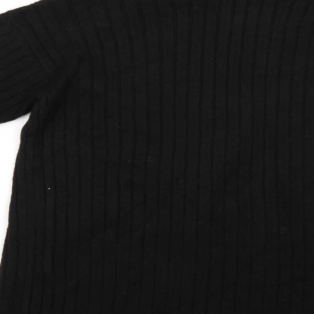 TU Womens Black   Cape Jumper Size 14