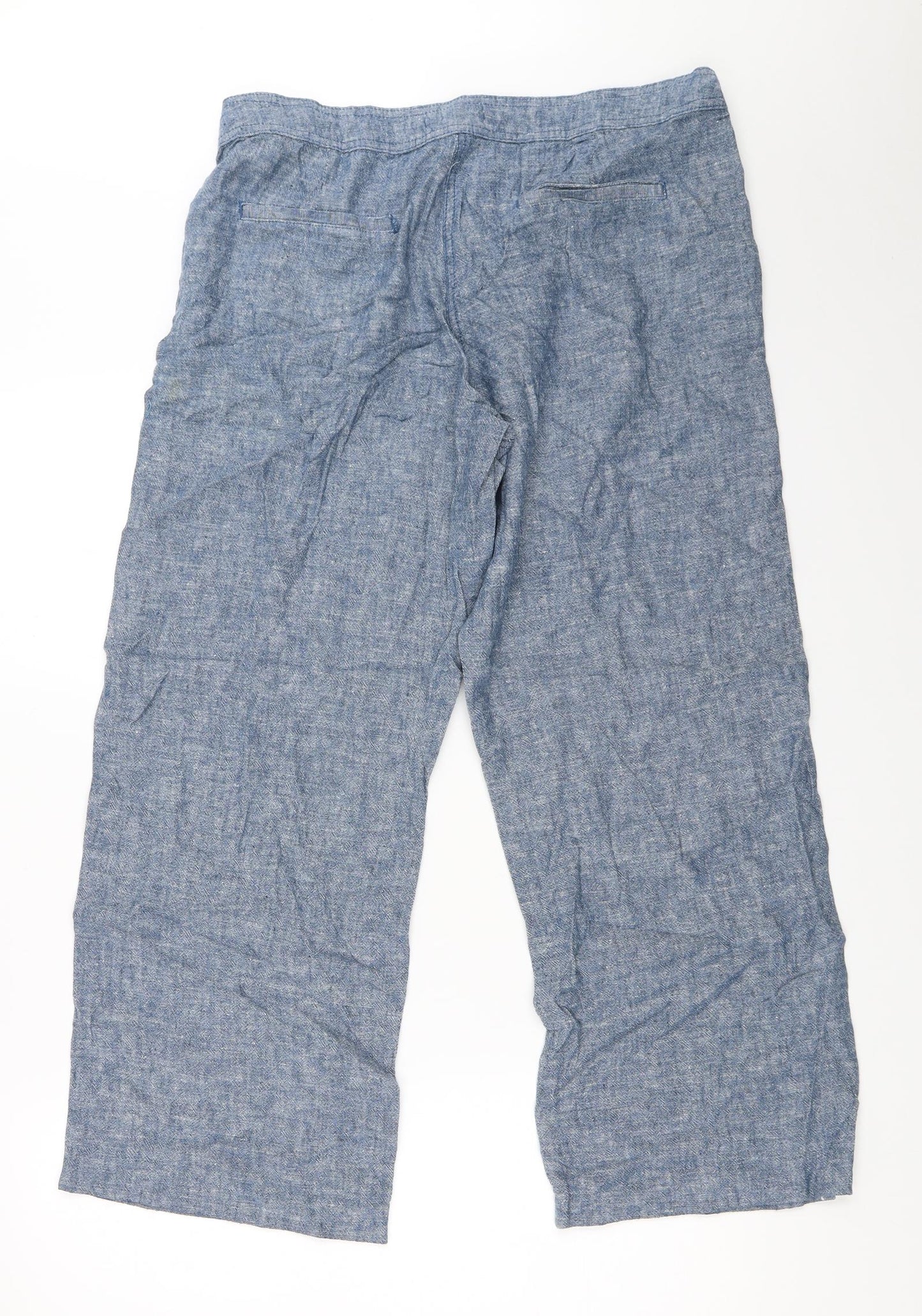 TU Womens Blue   Trousers  Size 12 L26 in