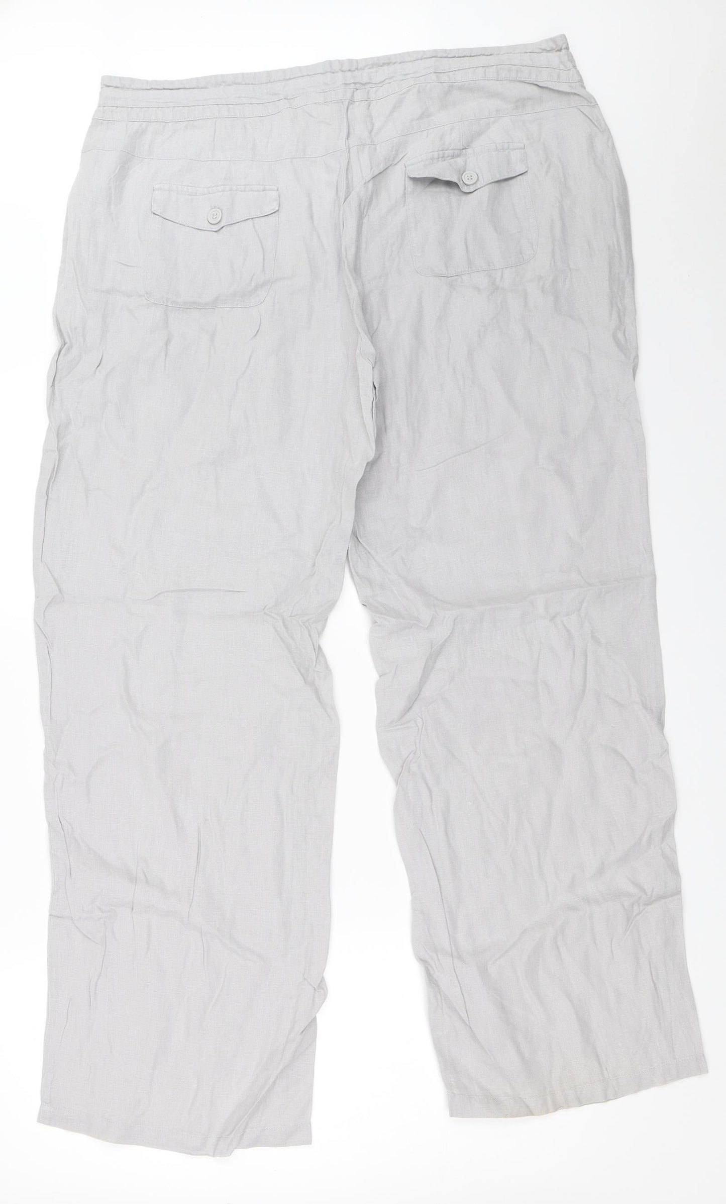 John Lewis Womens Grey   Trousers  Size 12 L30 in