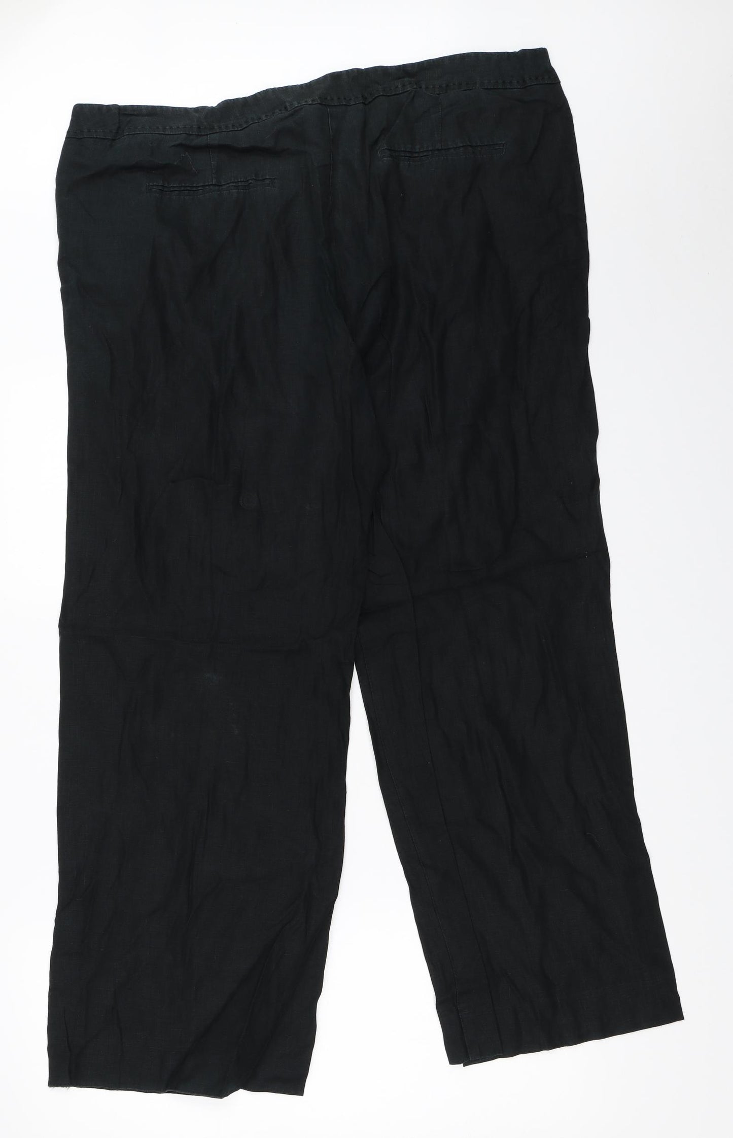 TU Womens Black   Trousers  Size 12 L28.5 in