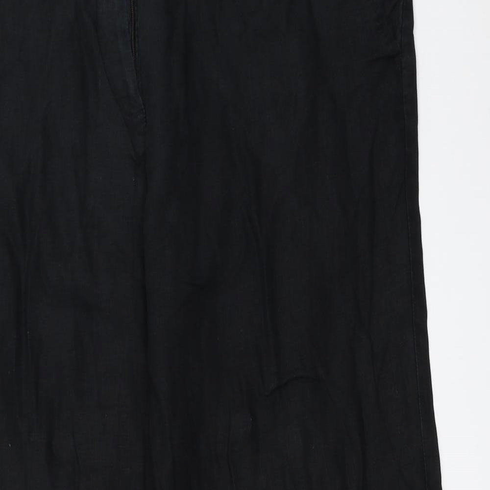 TU Womens Black   Trousers  Size 12 L28.5 in