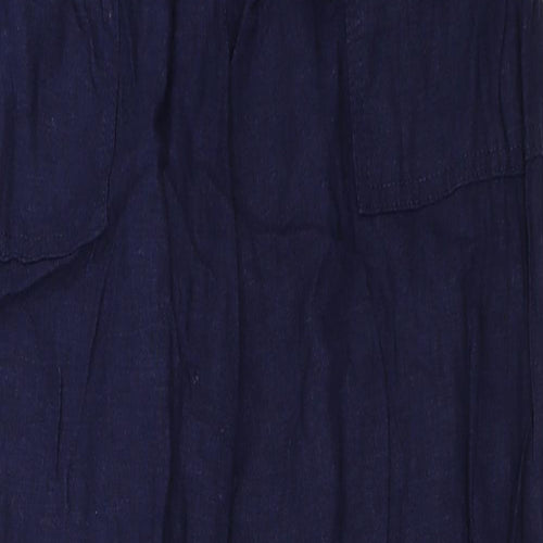 Marks and Spencer Womens Blue   Trousers  Size 12 L30.5 in