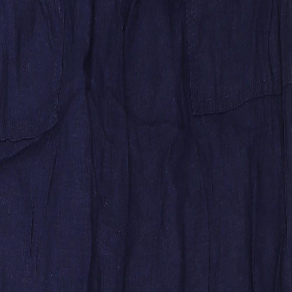 Marks and Spencer Womens Blue   Trousers  Size 12 L30.5 in