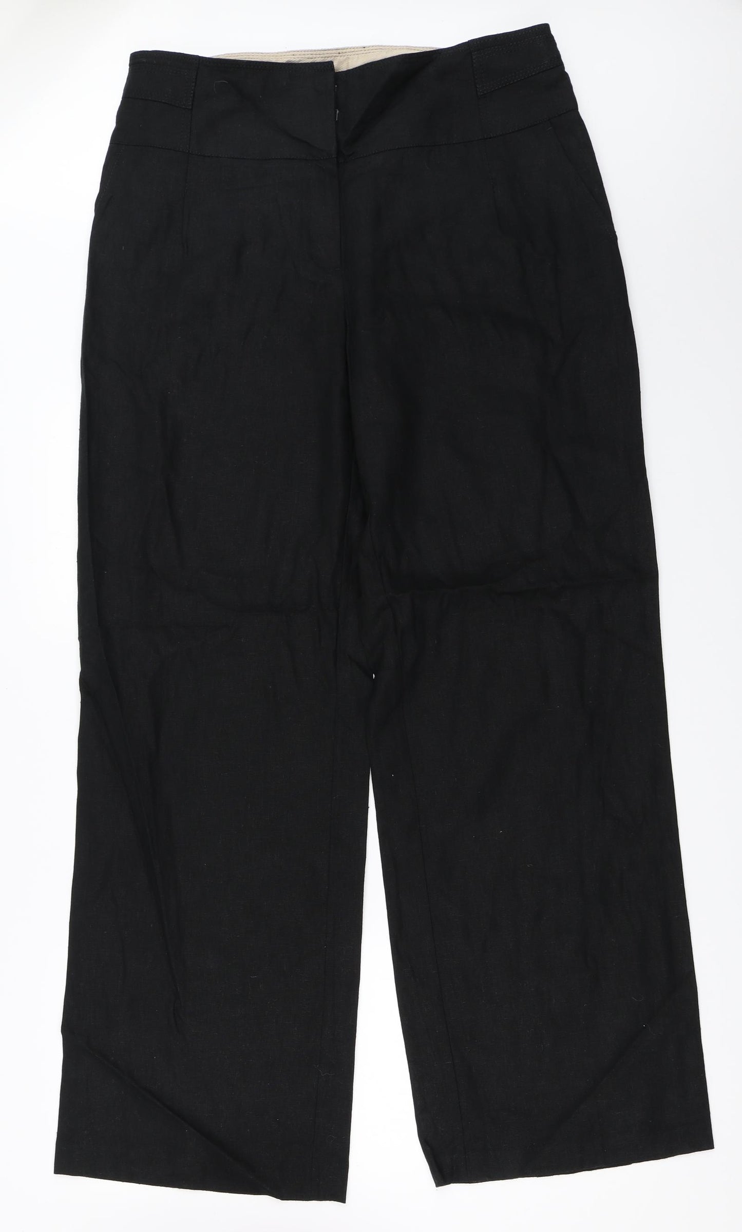 NEXT Womens Black   Trousers  Size 16 L33.5 in