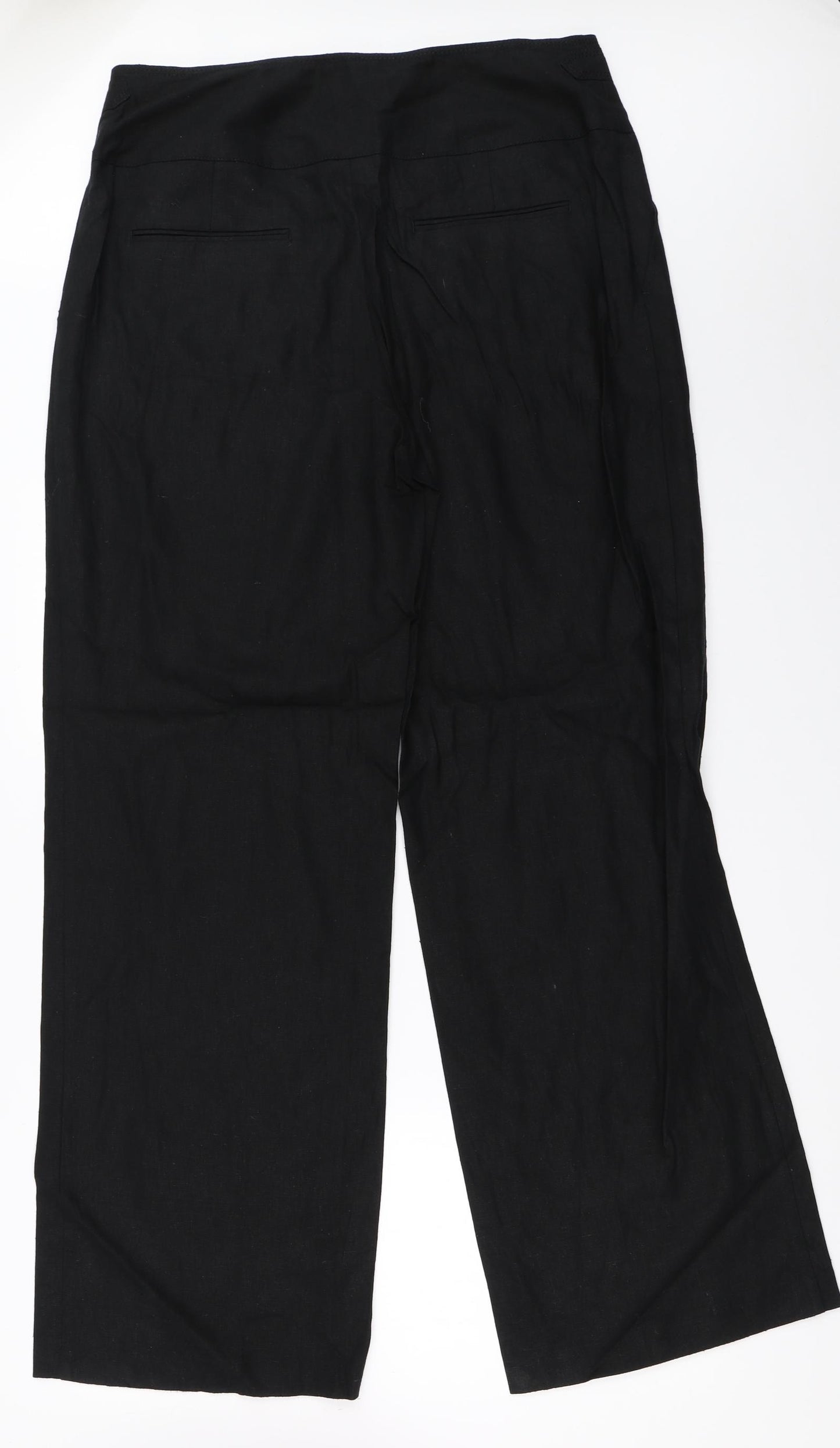 NEXT Womens Black   Trousers  Size 16 L33.5 in