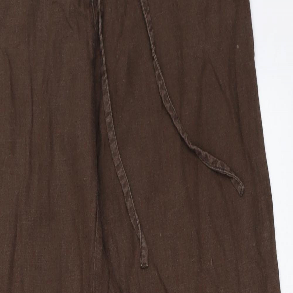 NEXT Womens Brown   Trousers  Size 6 L27.5 in