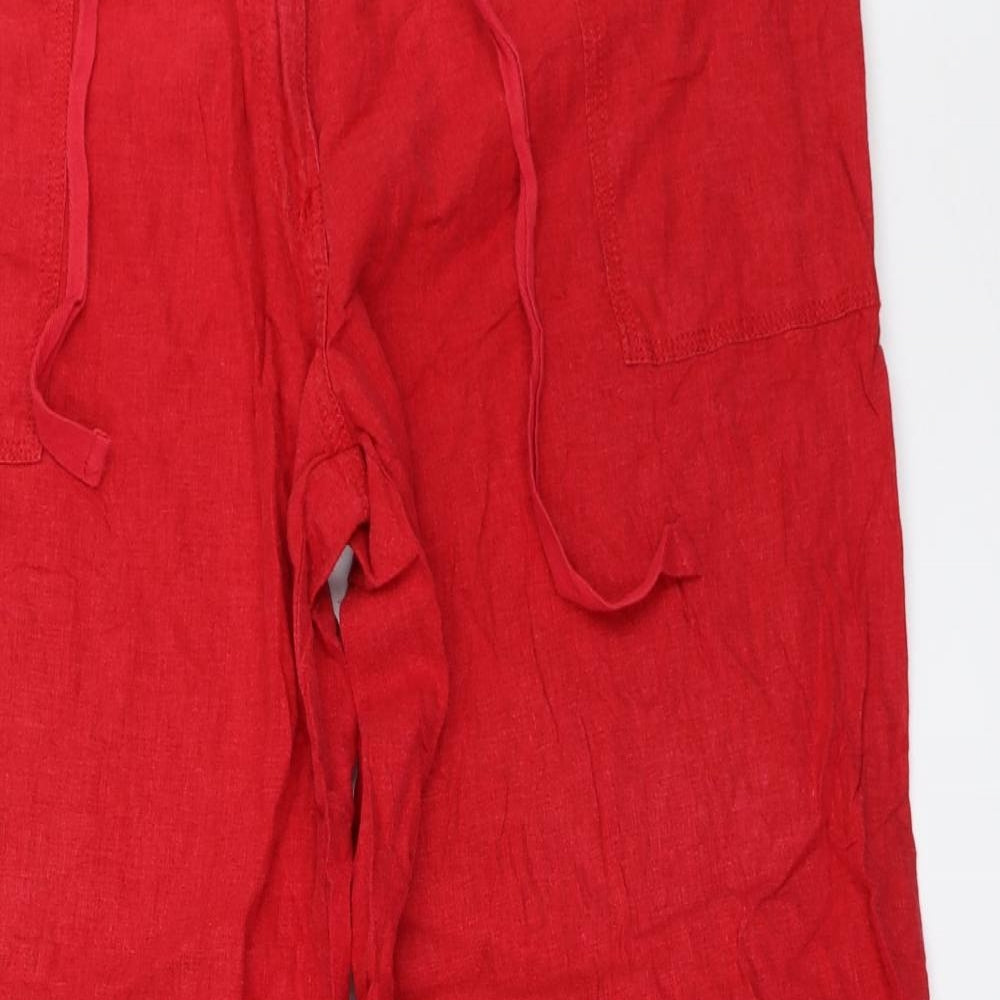 NEXT Womens Red   Trousers  Size 20 L32.5 in