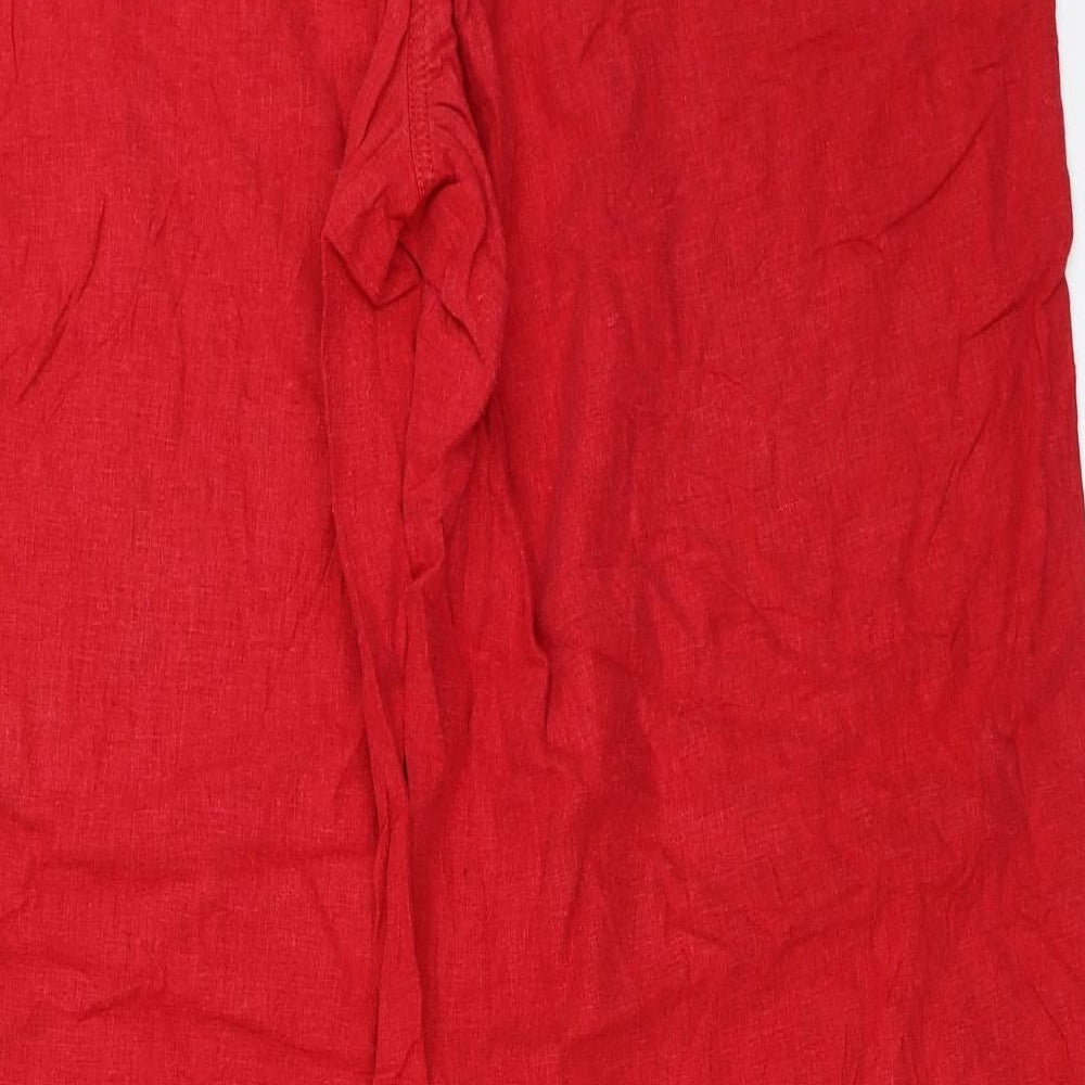 NEXT Womens Red   Trousers  Size 20 L32.5 in