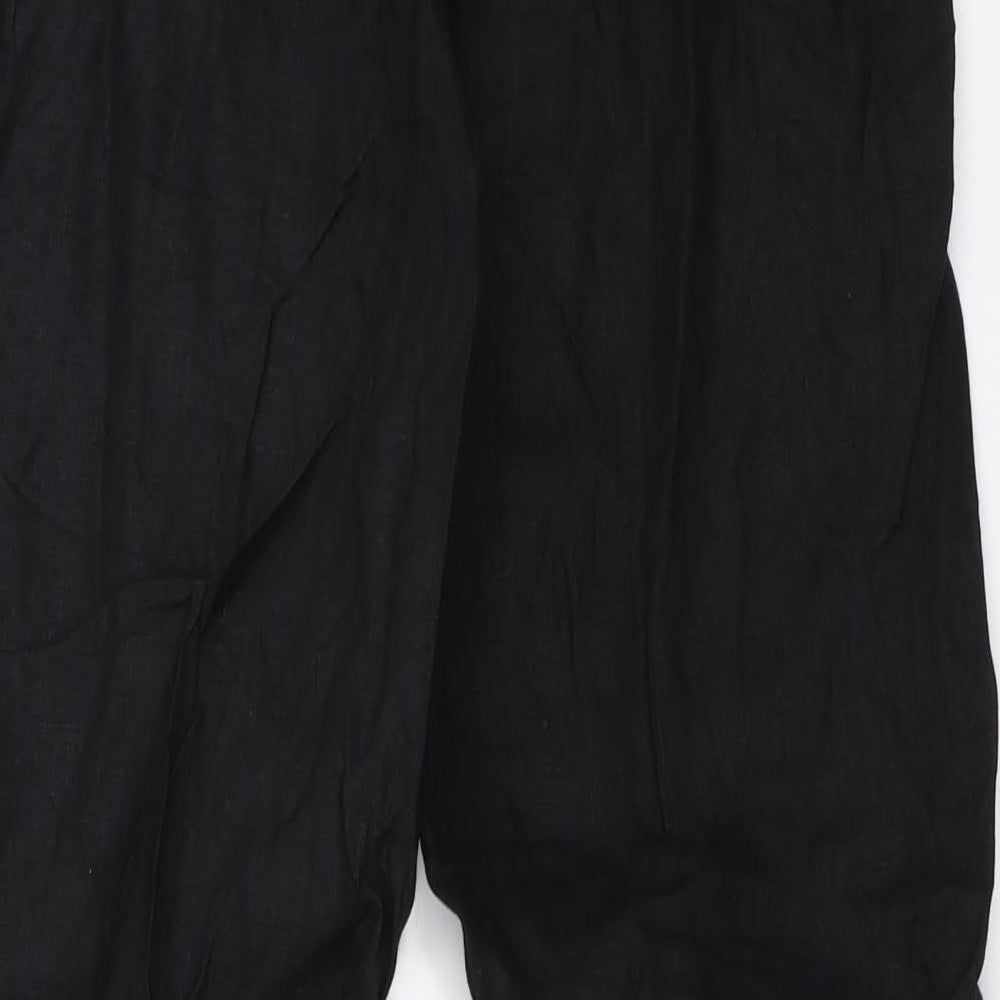 TU Womens Black   Trousers  Size 12 L27.5 in