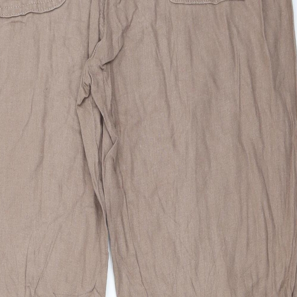 Marks and Spencer Womens Brown   Trousers  Size 16 L30 in