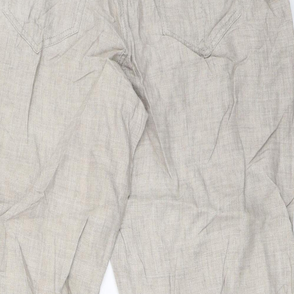 George Womens Beige   Trousers  Size 16 L26 in