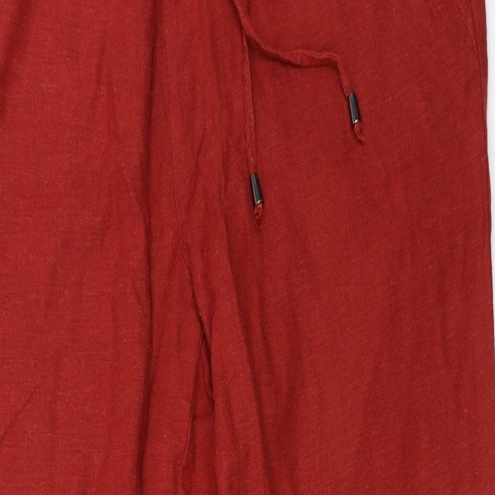 Papaya Womens Red   Trousers  Size 12 L29 in