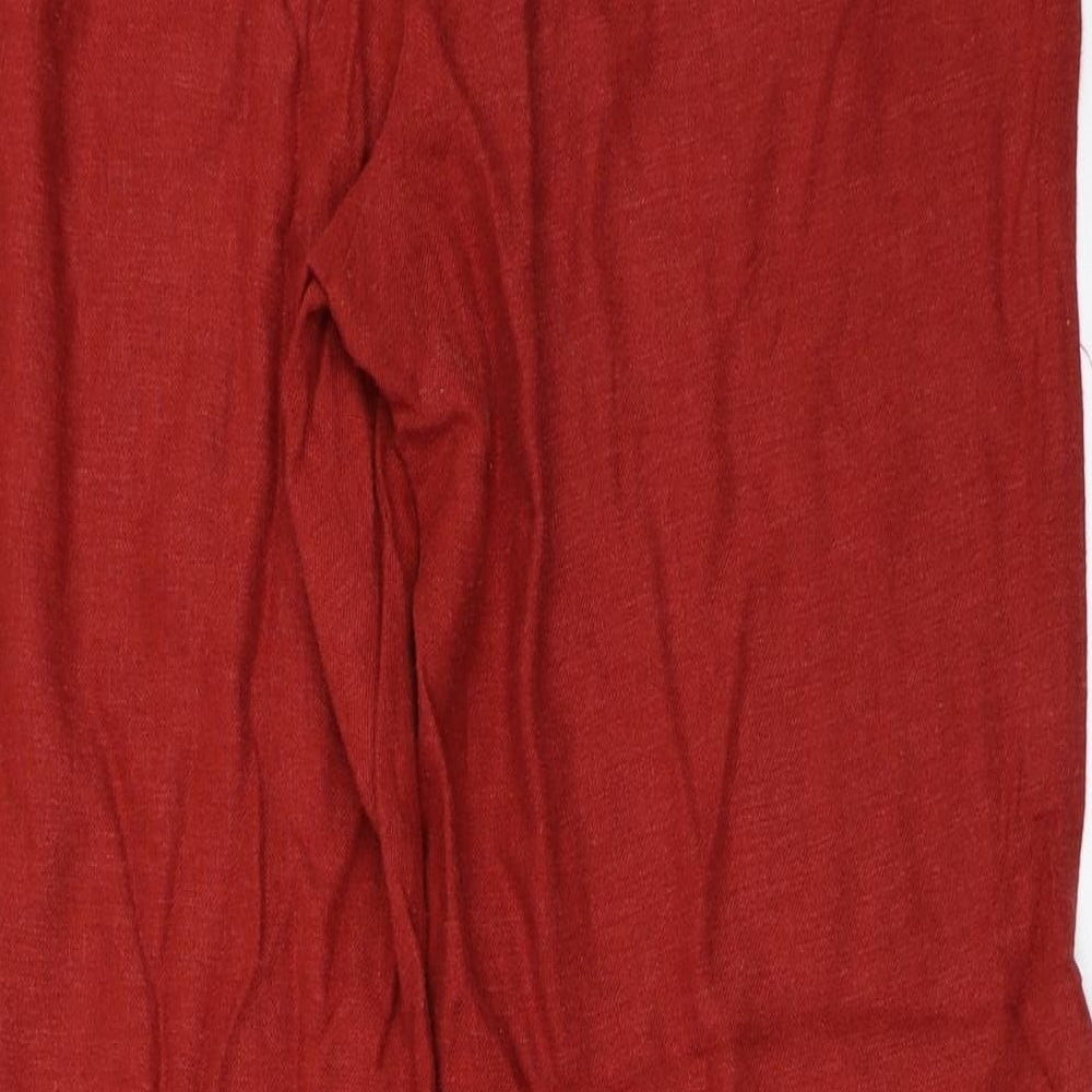 Papaya Womens Red   Trousers  Size 12 L29 in