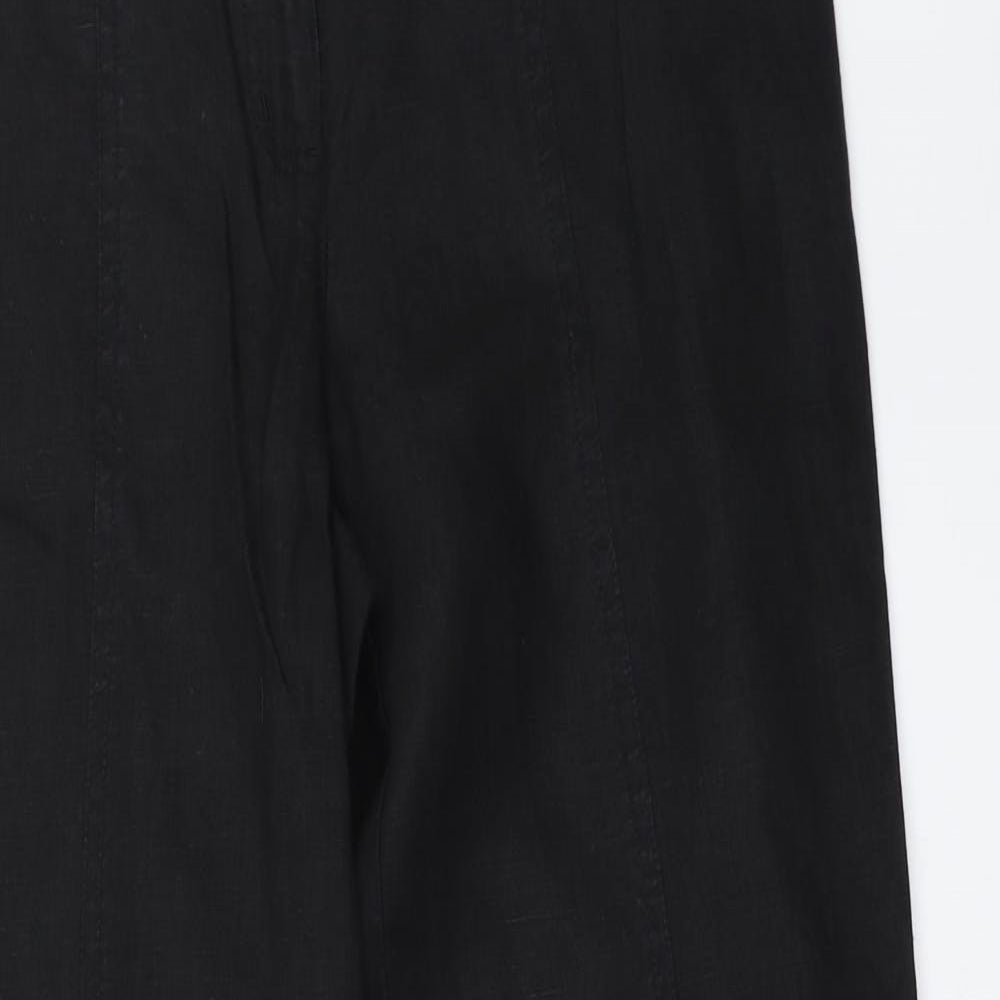 Steilmann Womens Black   Trousers  Size 12 L29 in