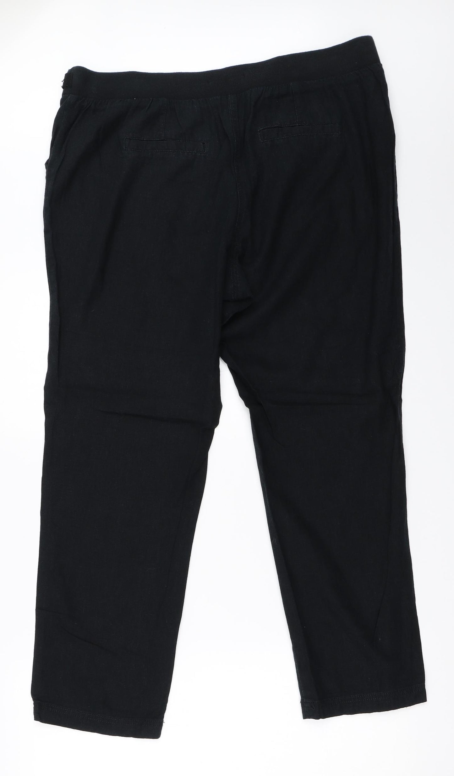 George Womens Black   Trousers  Size 16 L27.5 in