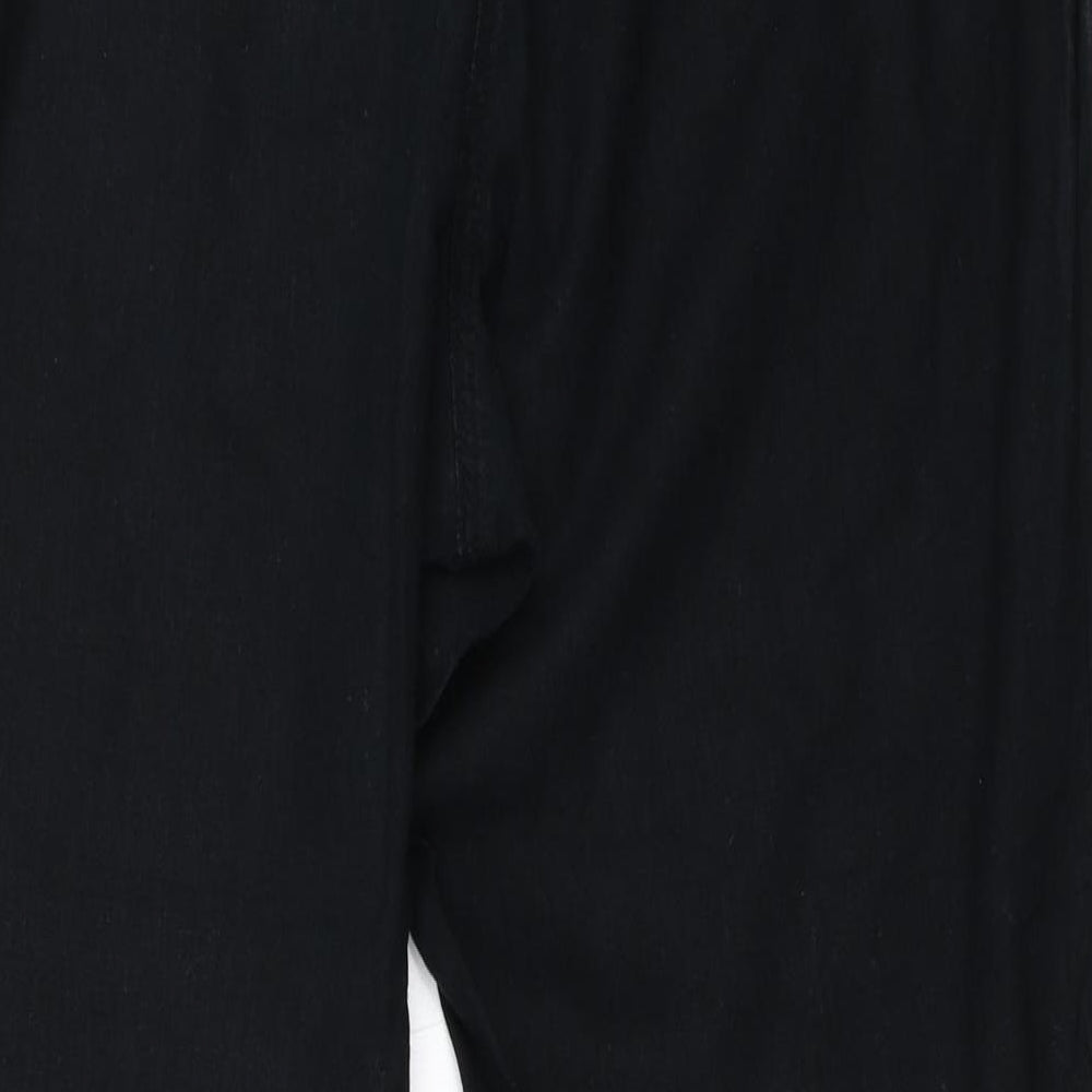 George Womens Black   Trousers  Size 16 L27.5 in