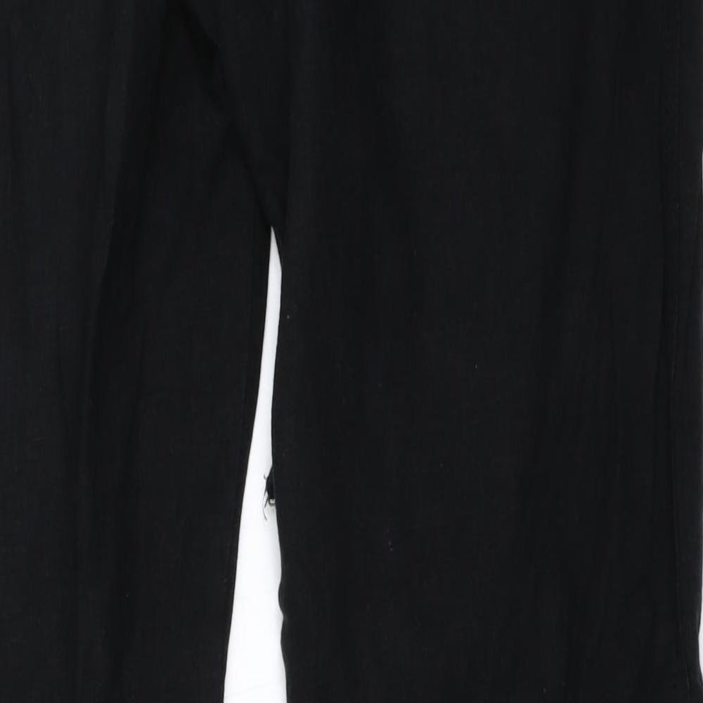 Papaya Womens Black   Trousers  Size 10 L31 in
