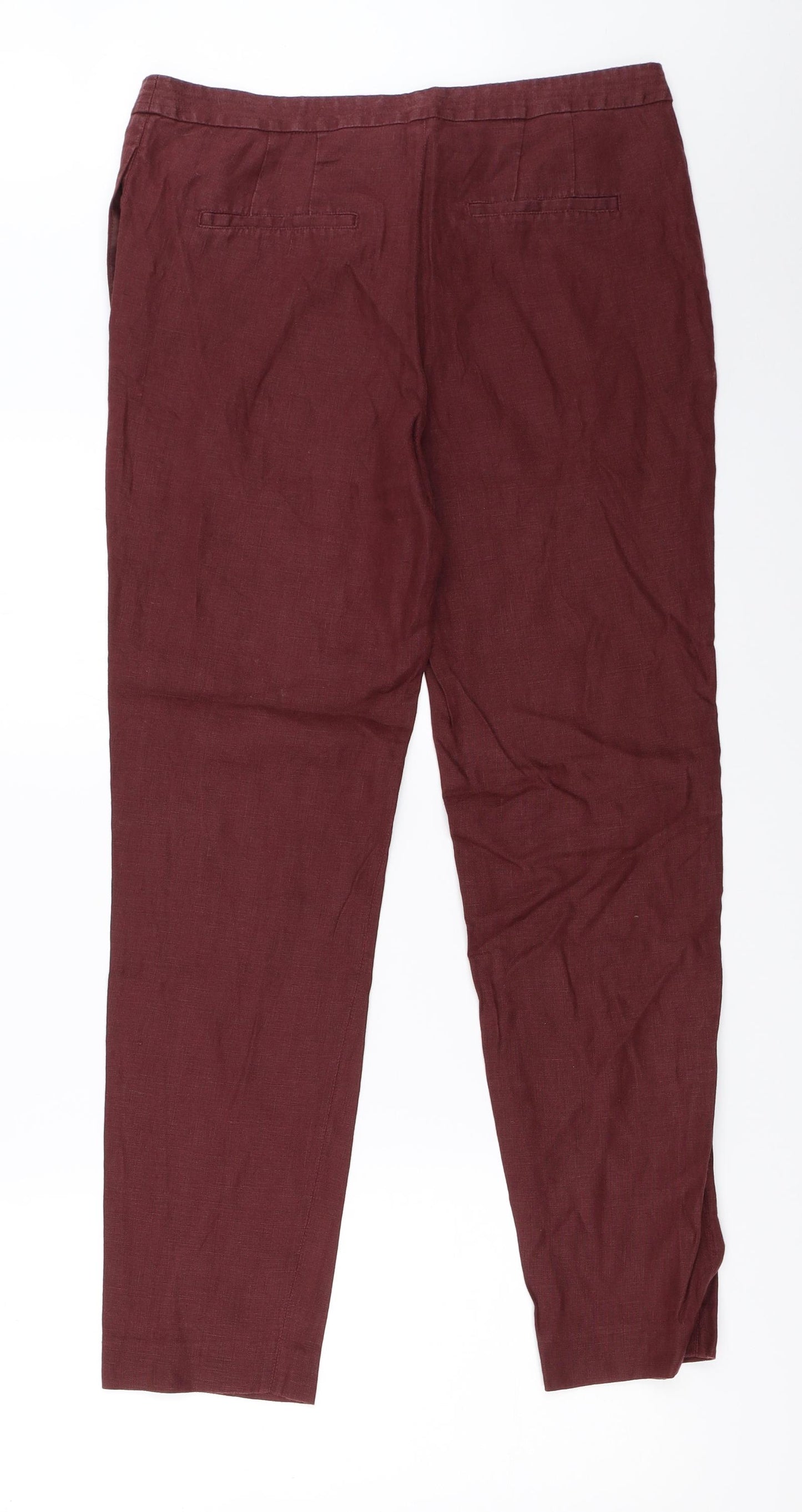 NEXT Womens Red   Trousers  Size 10 L29 in