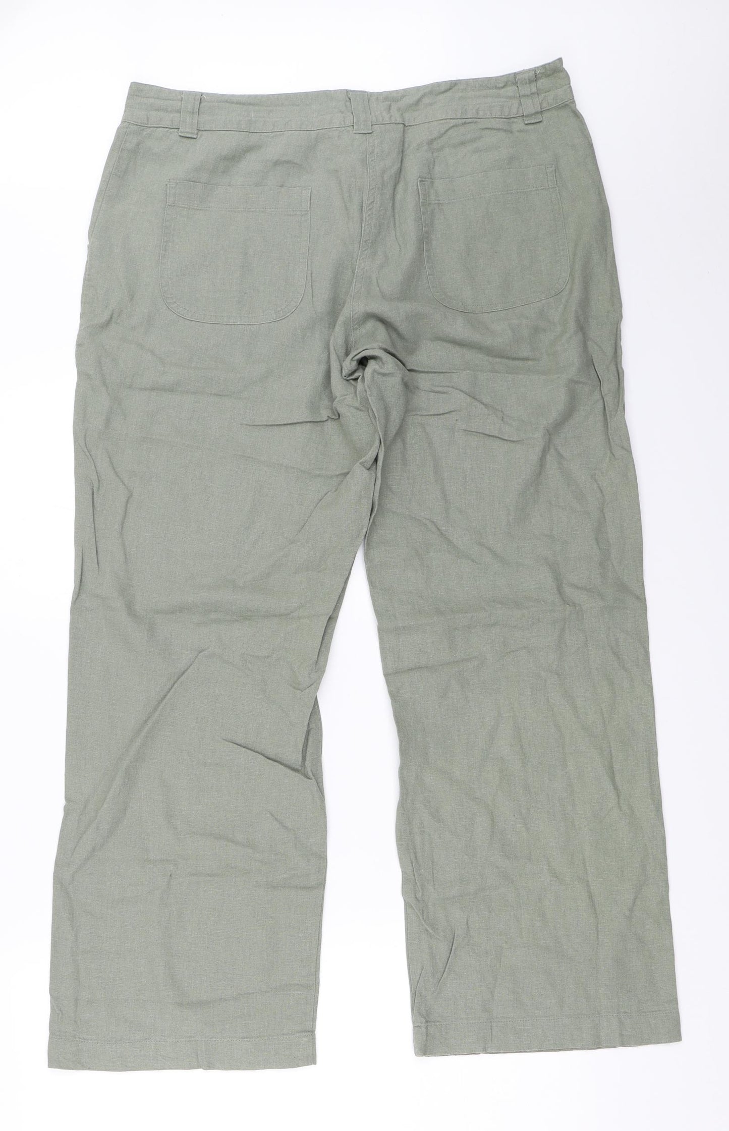 Ethel Austin Womens Green   Trousers  Size 14 L29 in