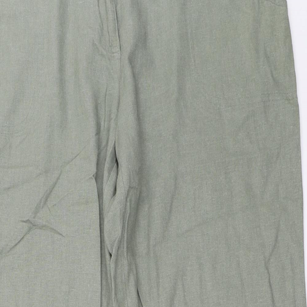 Ethel Austin Womens Green   Trousers  Size 14 L29 in