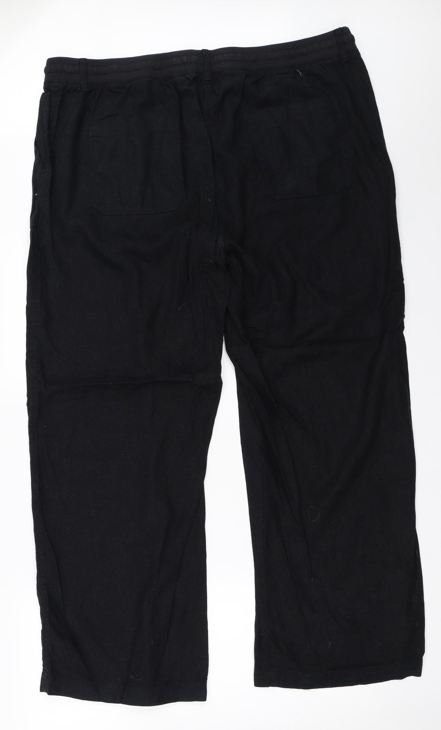 Marks and Spencer Womens Black   Trousers  Size 20 L30 in