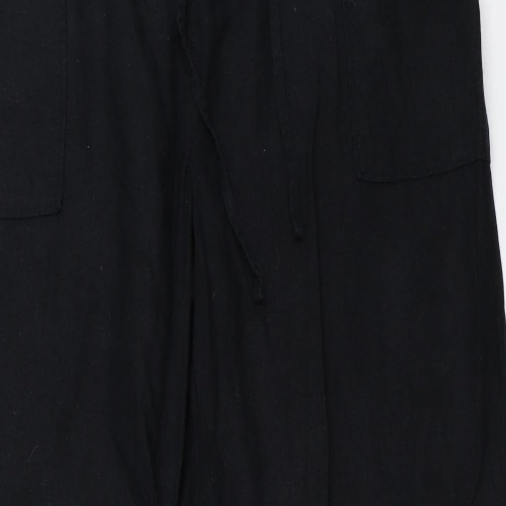 Marks and Spencer Womens Black   Trousers  Size 20 L30 in