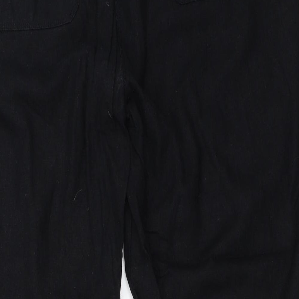 Marks and Spencer Womens Black   Trousers  Size 20 L30 in