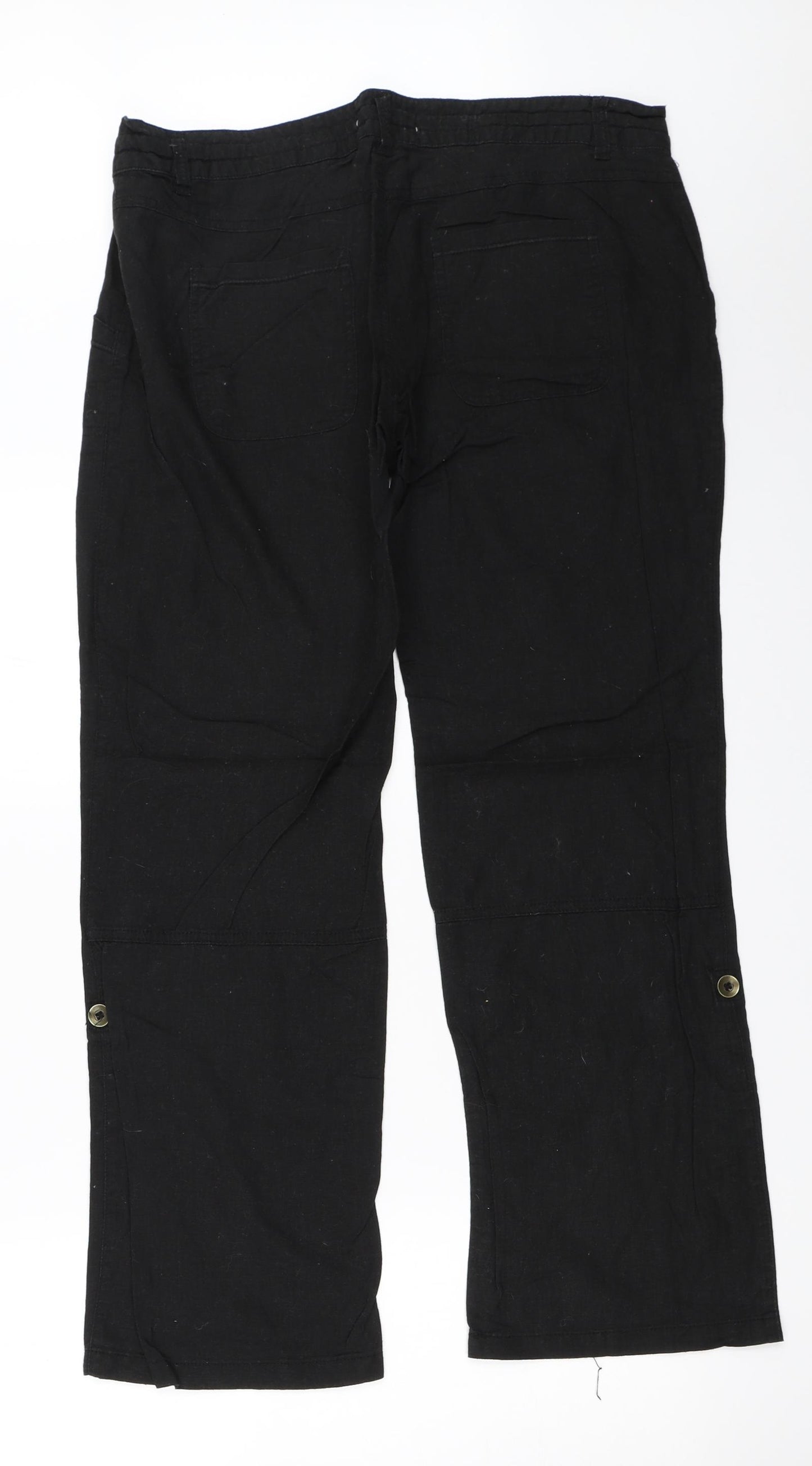 Atmosphere Womens Black   Trousers  Size 12 L28.5 in