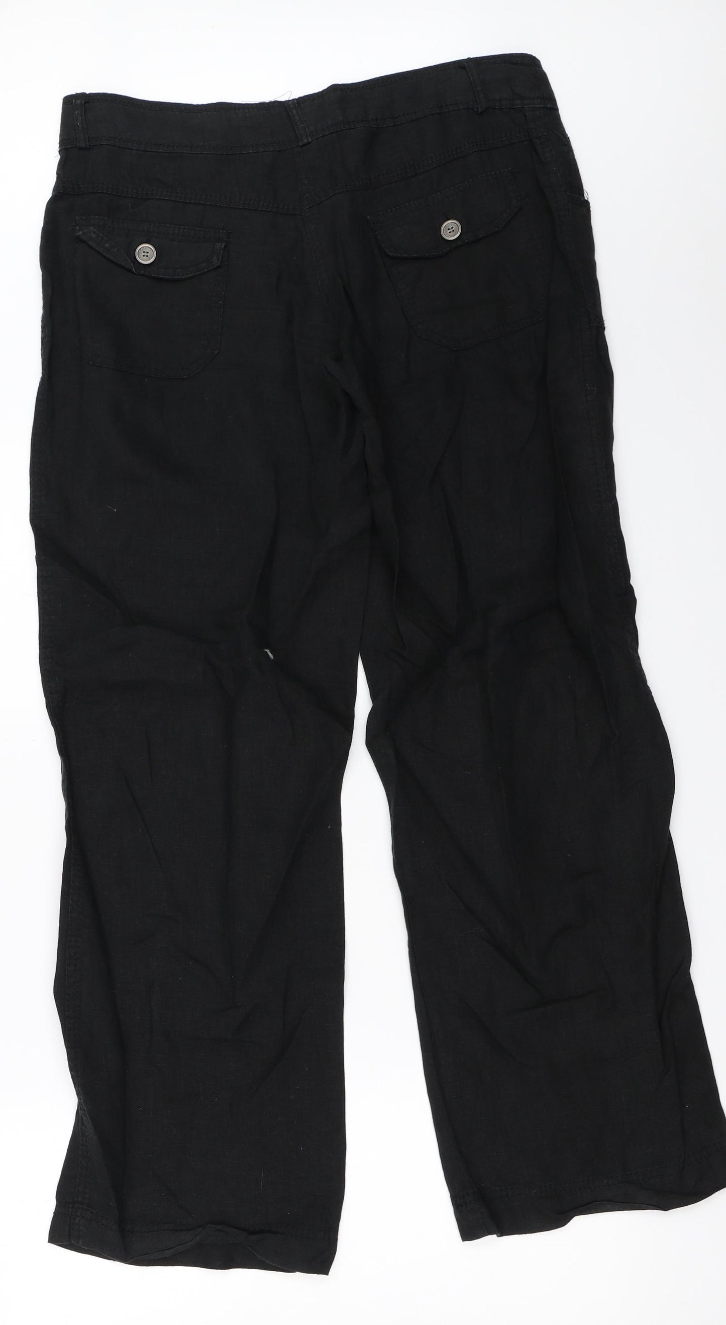 Atmosphere Womens Black   Trousers  Size 10 L30.5 in