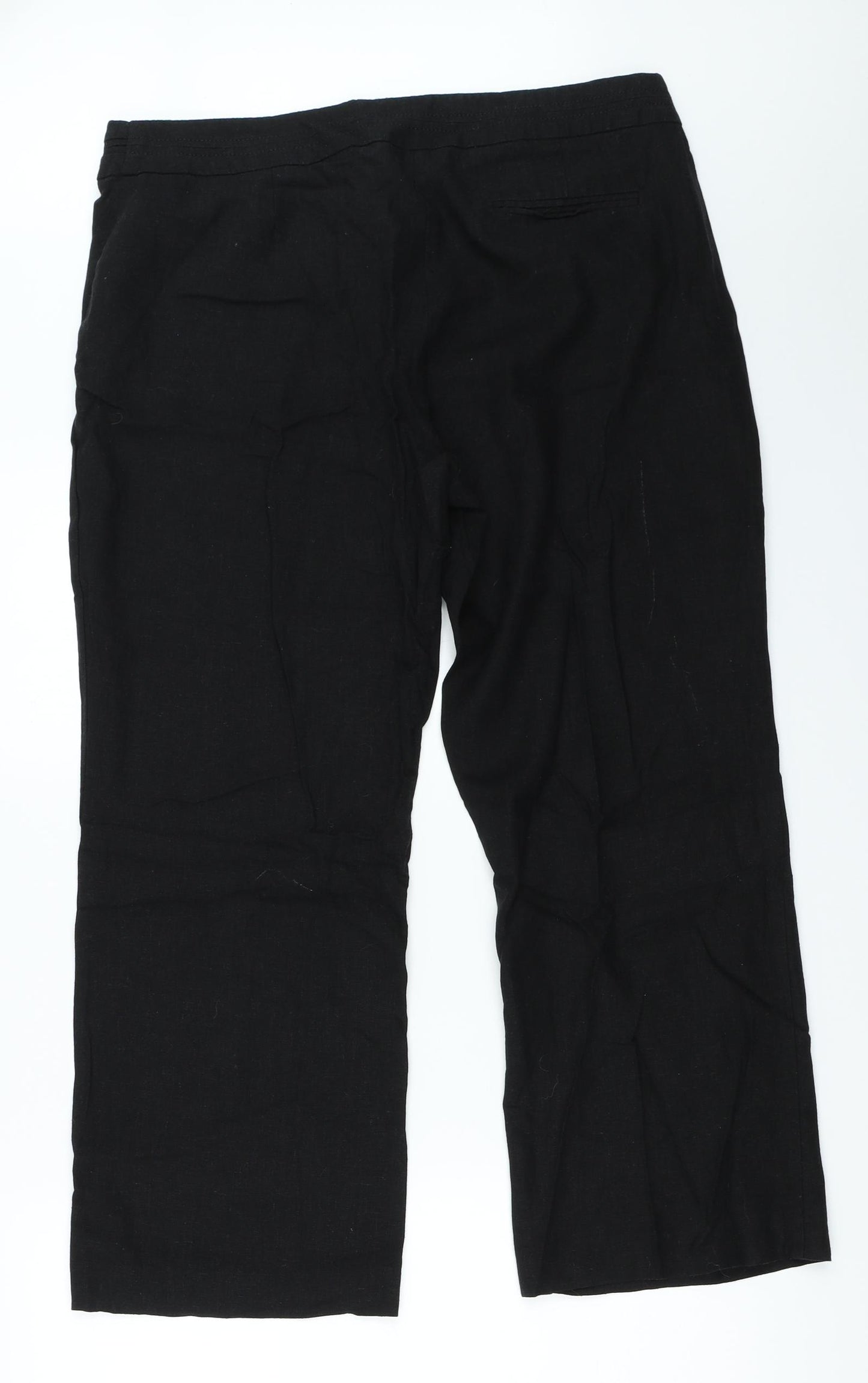 BHS Womens Black   Trousers  Size 16 L26 in