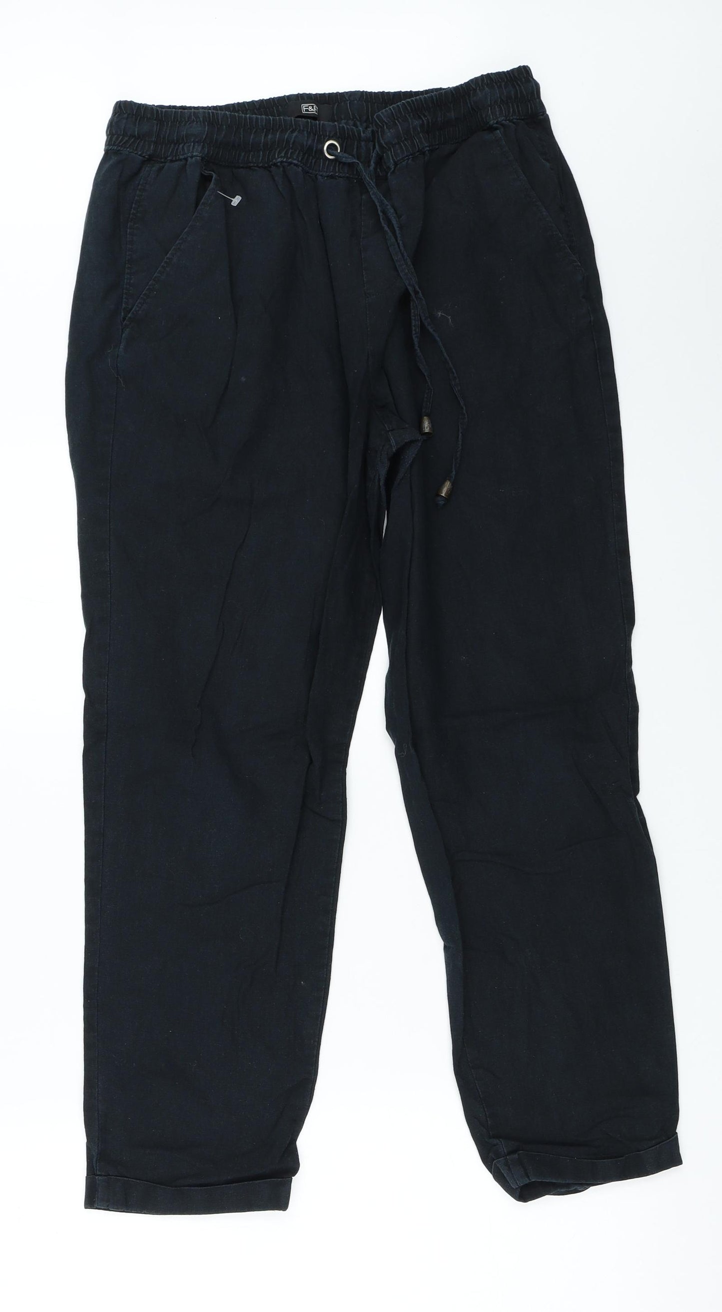 F&F Womens Blue   Trousers  Size 12 L26 in