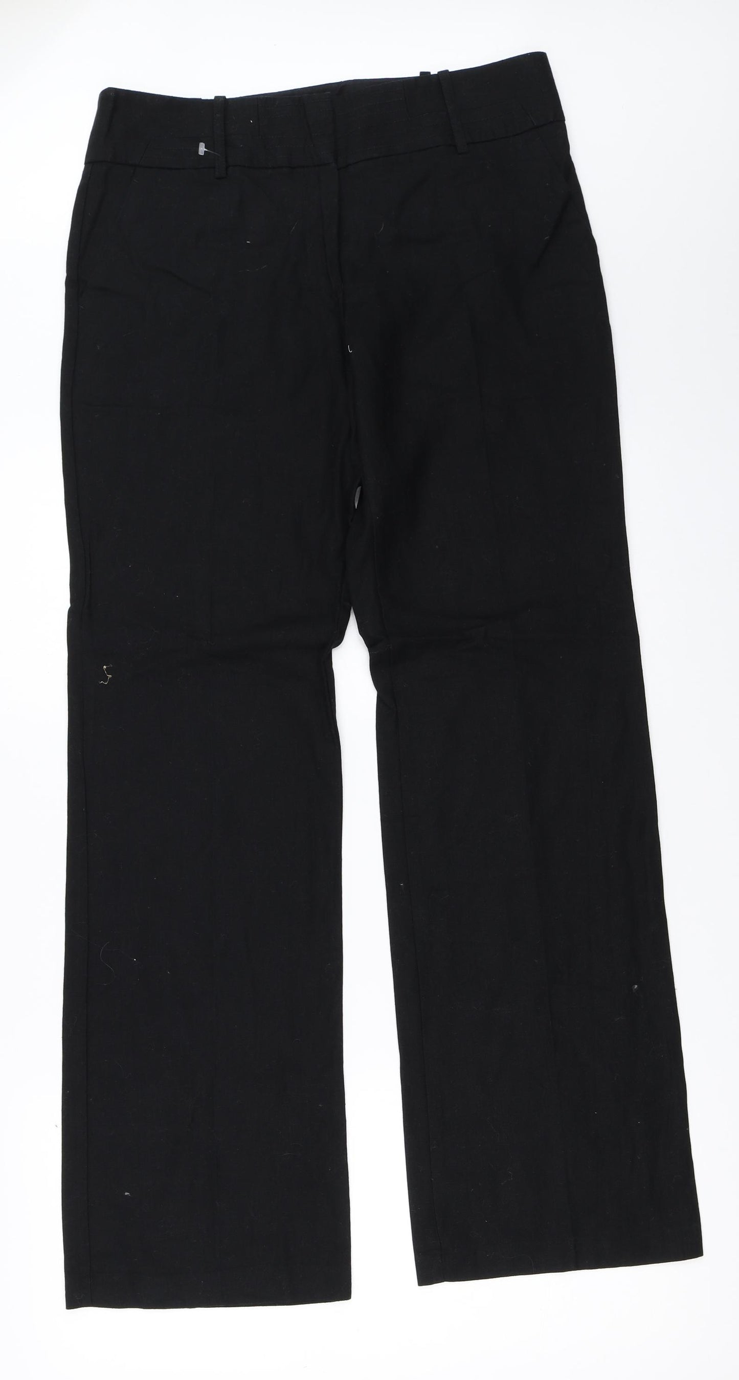 NEXT Womens Black   Trousers  Size 12 L32 in