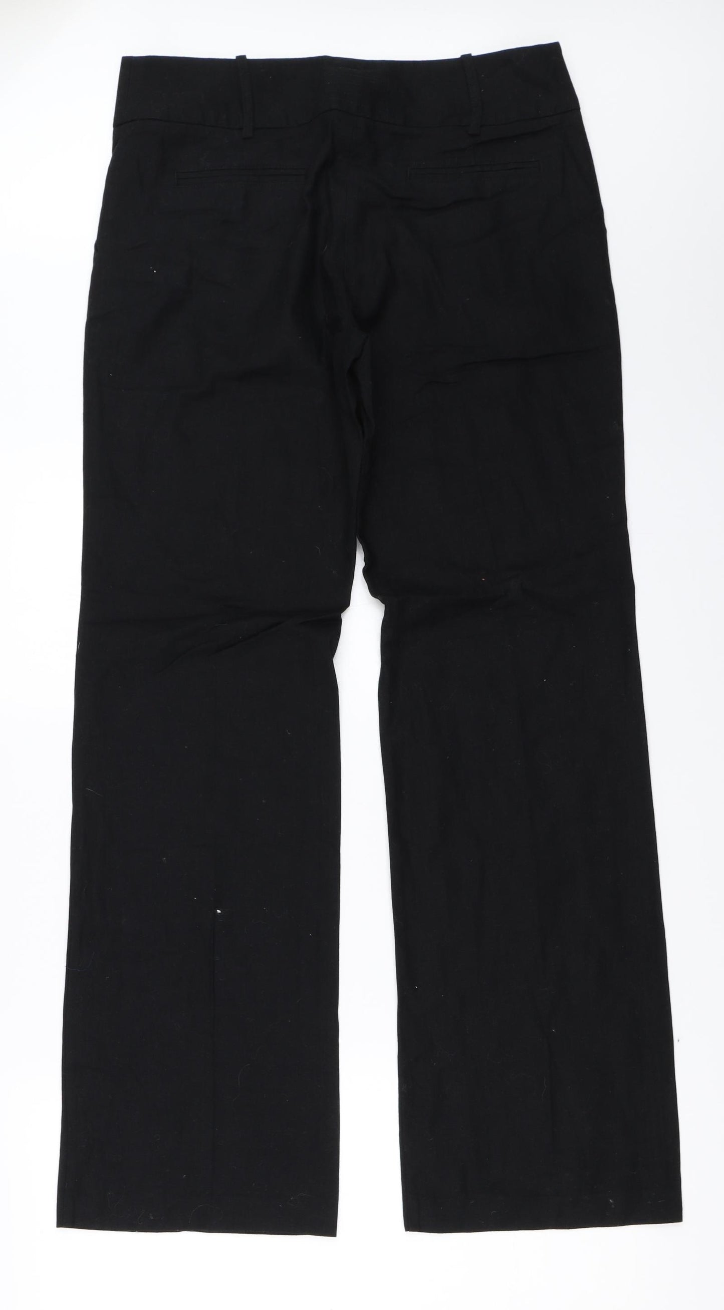 NEXT Womens Black   Trousers  Size 12 L32 in