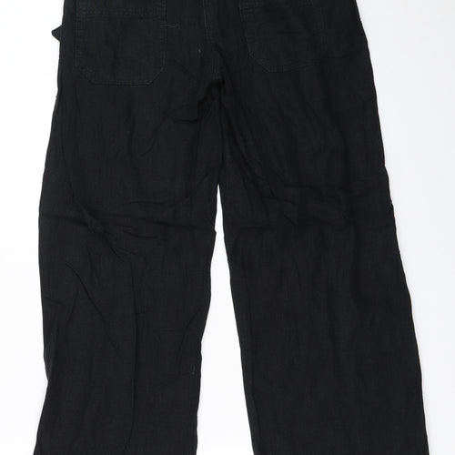 NEXT Womens Black   Trousers  Size 8 L29.5 in