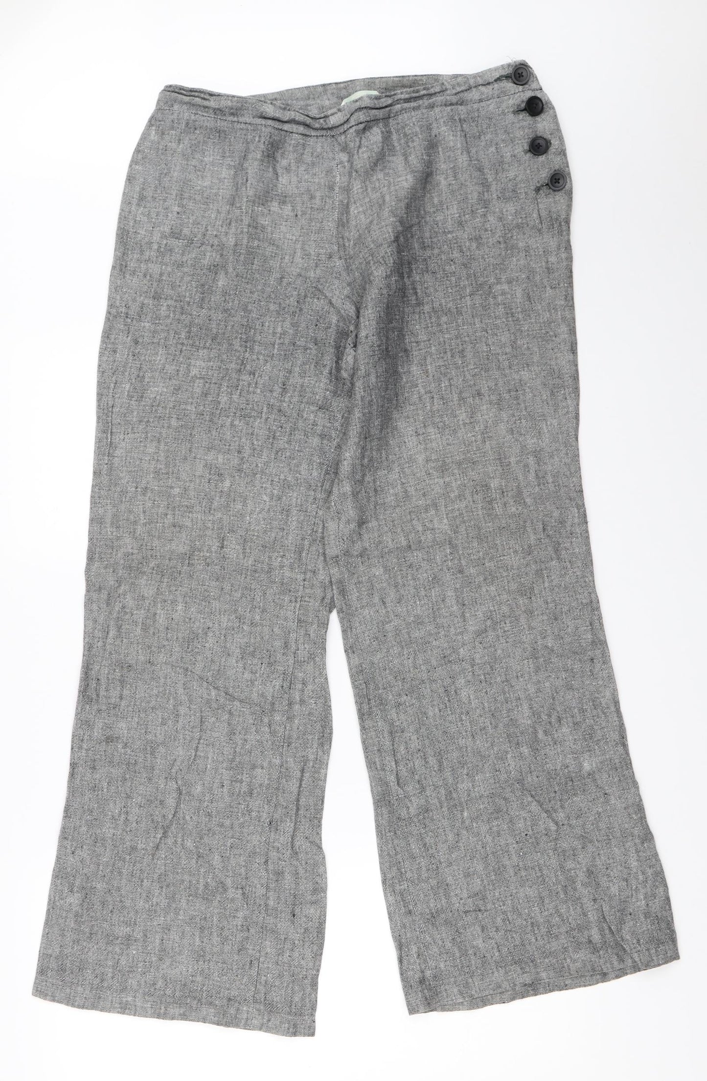 Marks and Spencer Womens Grey   Trousers  Size 12 L30 in