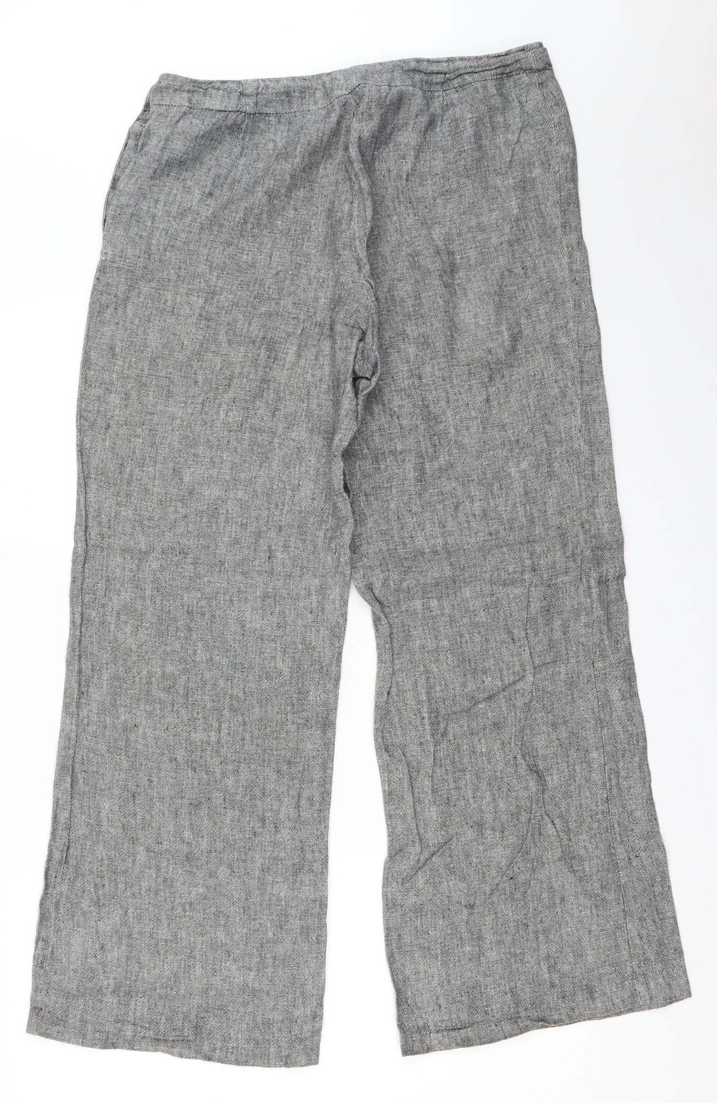 Marks and Spencer Womens Grey   Trousers  Size 12 L30 in