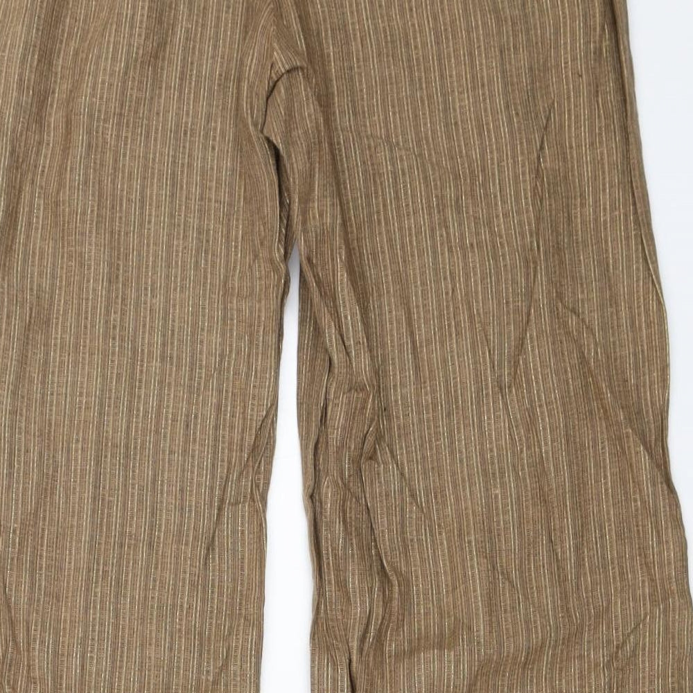 NEXT Womens Brown   Trousers  Size 14 L30 in